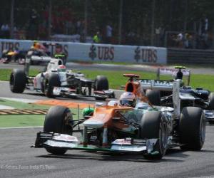 Puzzle de Paul di Resta, Force India 2012