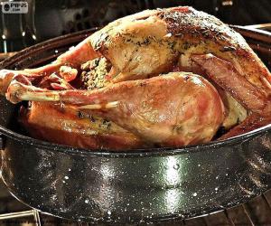 Puzzle de Pavo Día Acción de Gracias