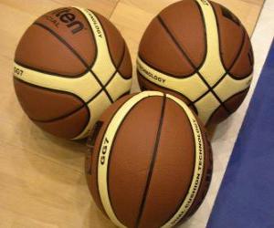 Puzzle de Pelotas de baloncesto FIBA