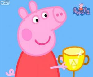 Puzzle de Peppa Pig gana una copa