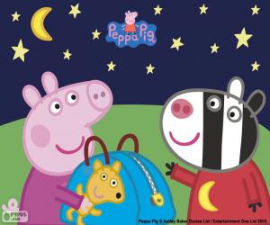 rompecabezas de peppa para niños de tres años