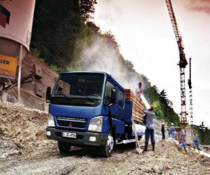 Puzzle de Pequeño camión en la obra