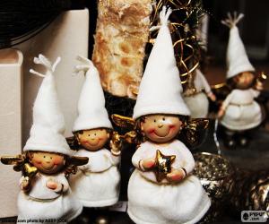 Puzzle de Pequeños ángeles Navideños