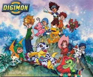 Puzzle de Personajes de Digimon