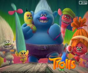 Puzzle de Personajes de Trolls