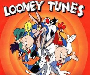 Puzzle de personajes principales de Looney Tunes