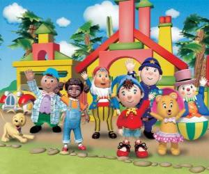 Puzzle de Personajes principales de Noddy