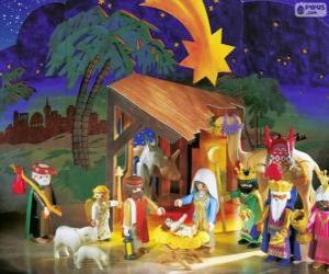 Puzzle de Pesebre de Playmobil