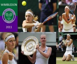 Puzzle de Petra Kvitova Campeona Wimbledon 2011