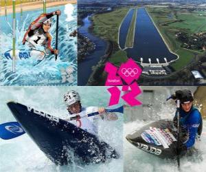 Puzzle de Piragüismo en eslalon - Londres 2012 -