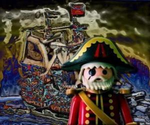 Puzzle de Pirata de Playmobil