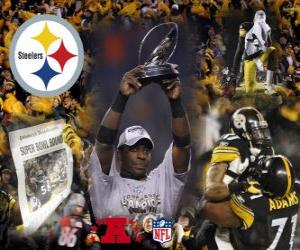 Puzzle de Pittsburgh Steelers campeón de la AFC 2010-11