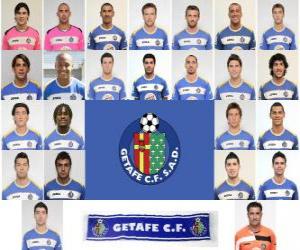 Puzzle de Plantilla del Getafe Club de Fútbol 2010-11