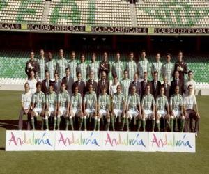 Puzzle de Plantilla del Real Betis 2008-09