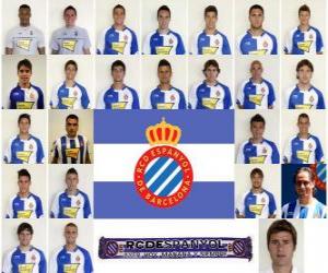 Puzzle de Plantilla del Real Club Deportivo Español 2010-11
