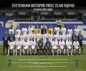 Puzzle de Plantilla del Tottenham Hotspur F.C. 2007-08