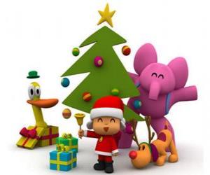 Resultado de imagen de PUZZLES NAVIDAD POCOYO