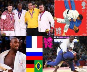 Puzzle de Podio Judo masculino más de 100 kg