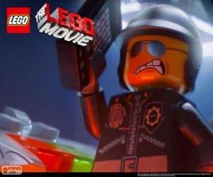 Puzzle de Poli Malo, el policía malo, el agente de policía de la película Lego