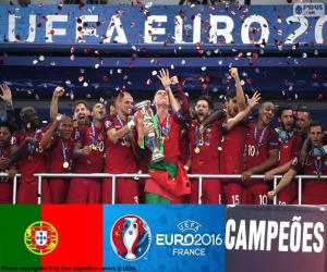 Puzzle de Portugal, campeón Euro 2016
