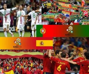 Puzzle de Portugal - España, semifinales Euro 2012