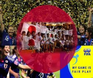 Puzzle de Premio Fair Play 2011 FIFA para la Asociación Japonesa de Fútbol