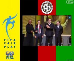 Puzzle de Premio Fair Play 2013 FIFA para Afganistán