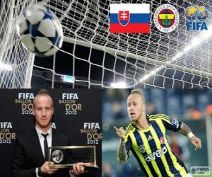 Puzzle de Premio Puskás de la FIFA 2012 para Miroslav Stoch