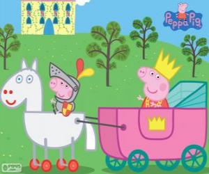Puzzle de Princesa Peppa y Sir George