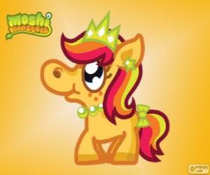 Puzzle de Priscilla. Moshi Monsters. La Princesa Pony
