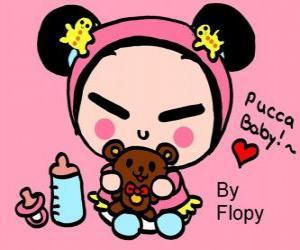 Puzzle de Pucca bebe