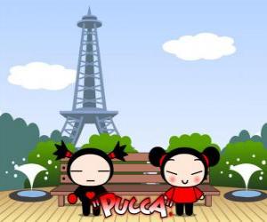 Puzzle de Pucca y Garu en Paris