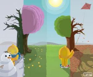 Puzzle de Pypus y las estaciones