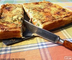 Puzzle de Quiche de verduras