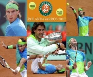 Puzzle de Rafael Nadal Campeón Roland Garros 2010