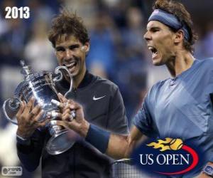 Puzzle de Rafael Nadal Campeón US Open 2013