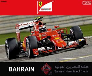 Puzzle de Raikkonen G.P. Bahréin 2015