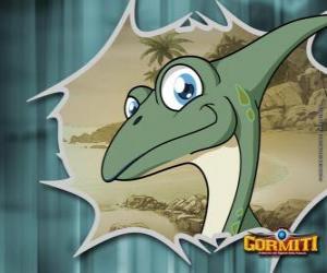 Puzzle de Razzle, el curioso ayudante de los Señores de la Naturaleza en el templo de los Elementos