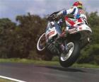 Moto deportiva de competición