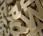 Letras de madera