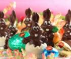 Conejitos de chocolate