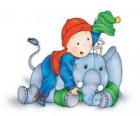 Caillou jugando