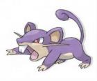 Rattata - Pokémon tipo Normal, rata atacante veloz
