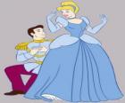 Príncipe de rodillas ante la princesa en la petición de mano