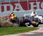 Mark Webber pilotando su F1