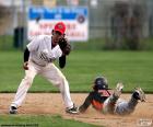 Béisbol llegar a la base
