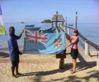 Bandera de Fiyi o de las Islas Fiyi