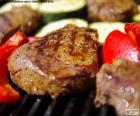Entrecot a la plancha con tomate y pepino