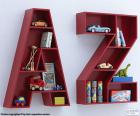 Letras mayúsculas A, y Z