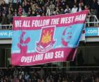 Bandera del West Ham United F.C.